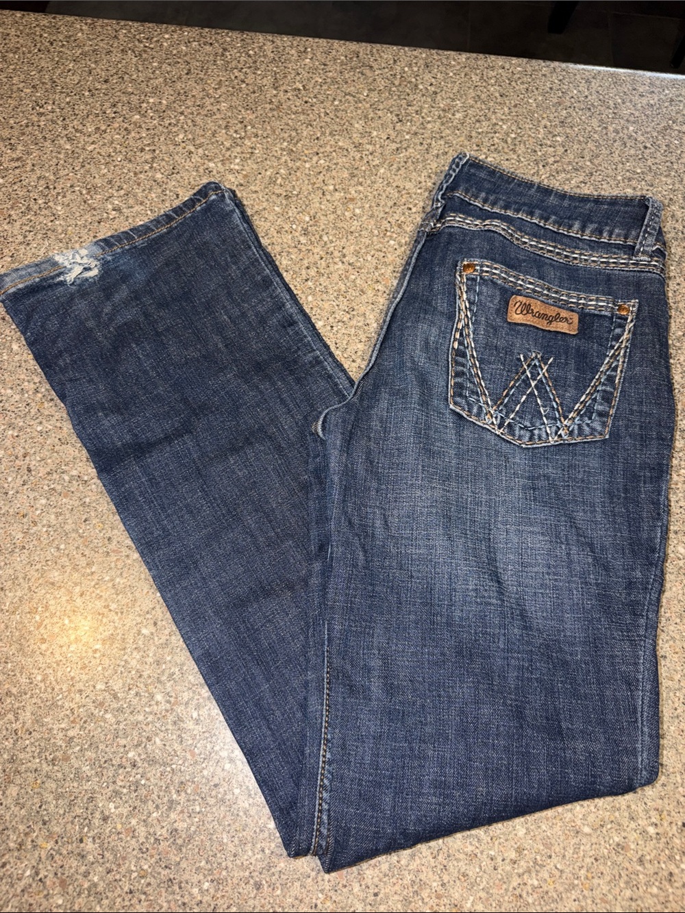 Wrangler Women’s Blue Bootcut Denim Jeans